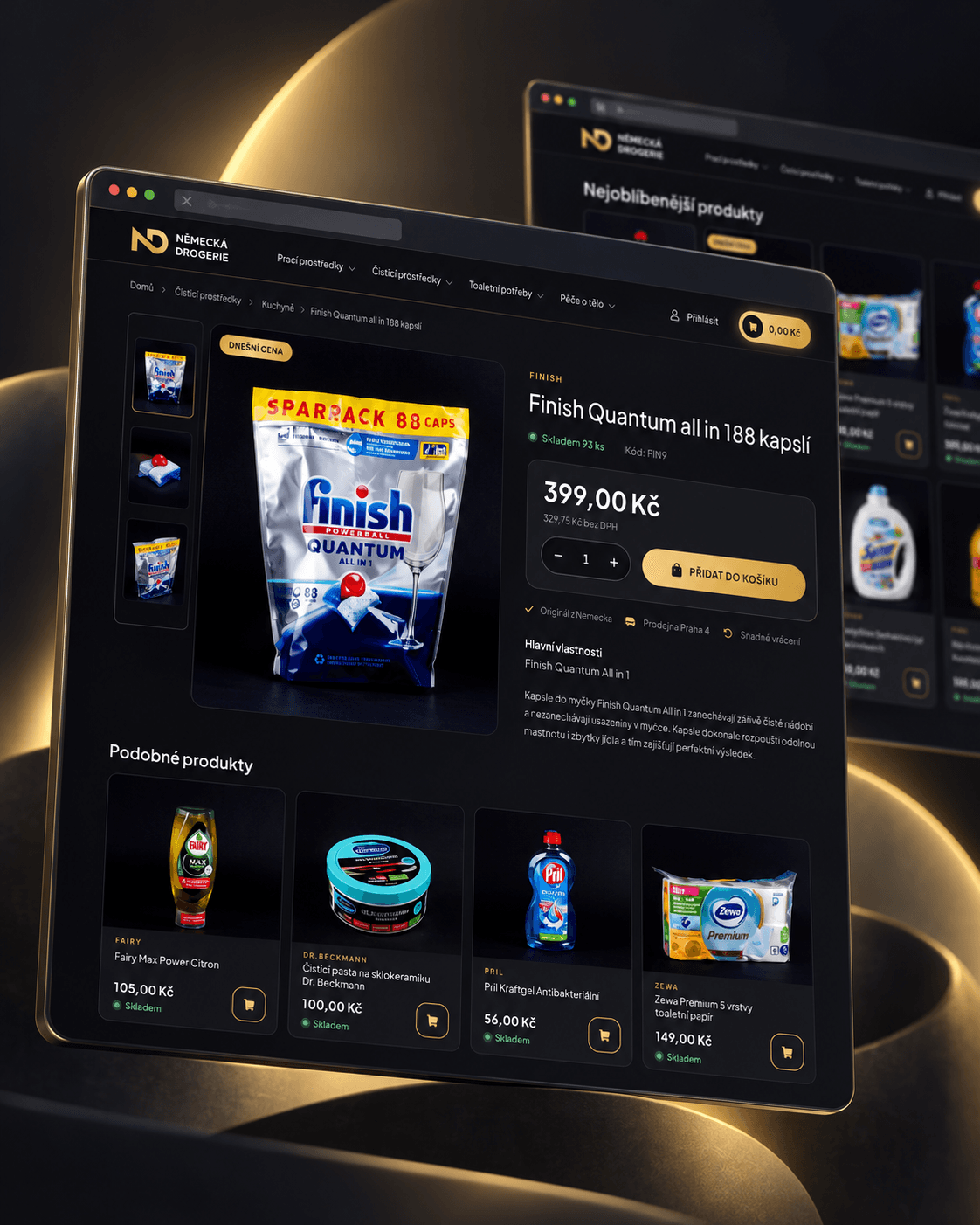E-shop na míru propojený se skladovým a prodejním systémem
